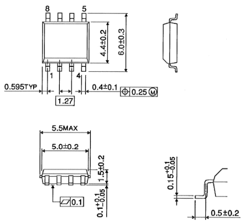 sop8封装尺寸标准
