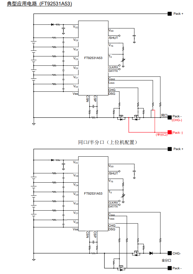 FT92531A53典型应用电路图