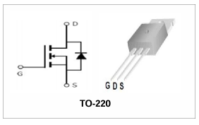 PTP80N06 MOS管封装图