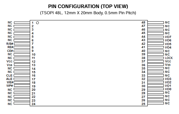 F59D2G81XA-45TG2B引脚图