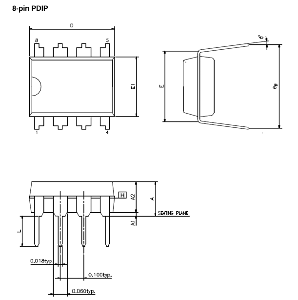 EN25QH16B-104QIP2A引脚图 EN25QH16B-104QIP2A引脚图