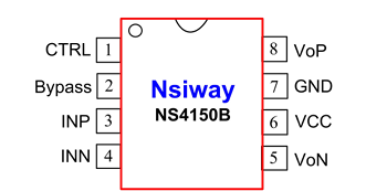 NS4150B管脚配置图