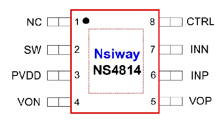 NS4814管脚配置图