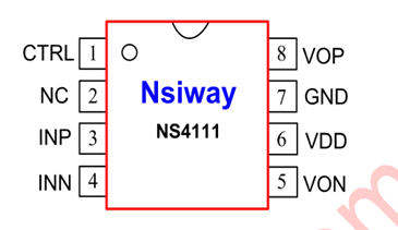 NS4111管脚配置