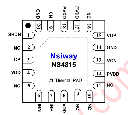 NS4815管脚配置